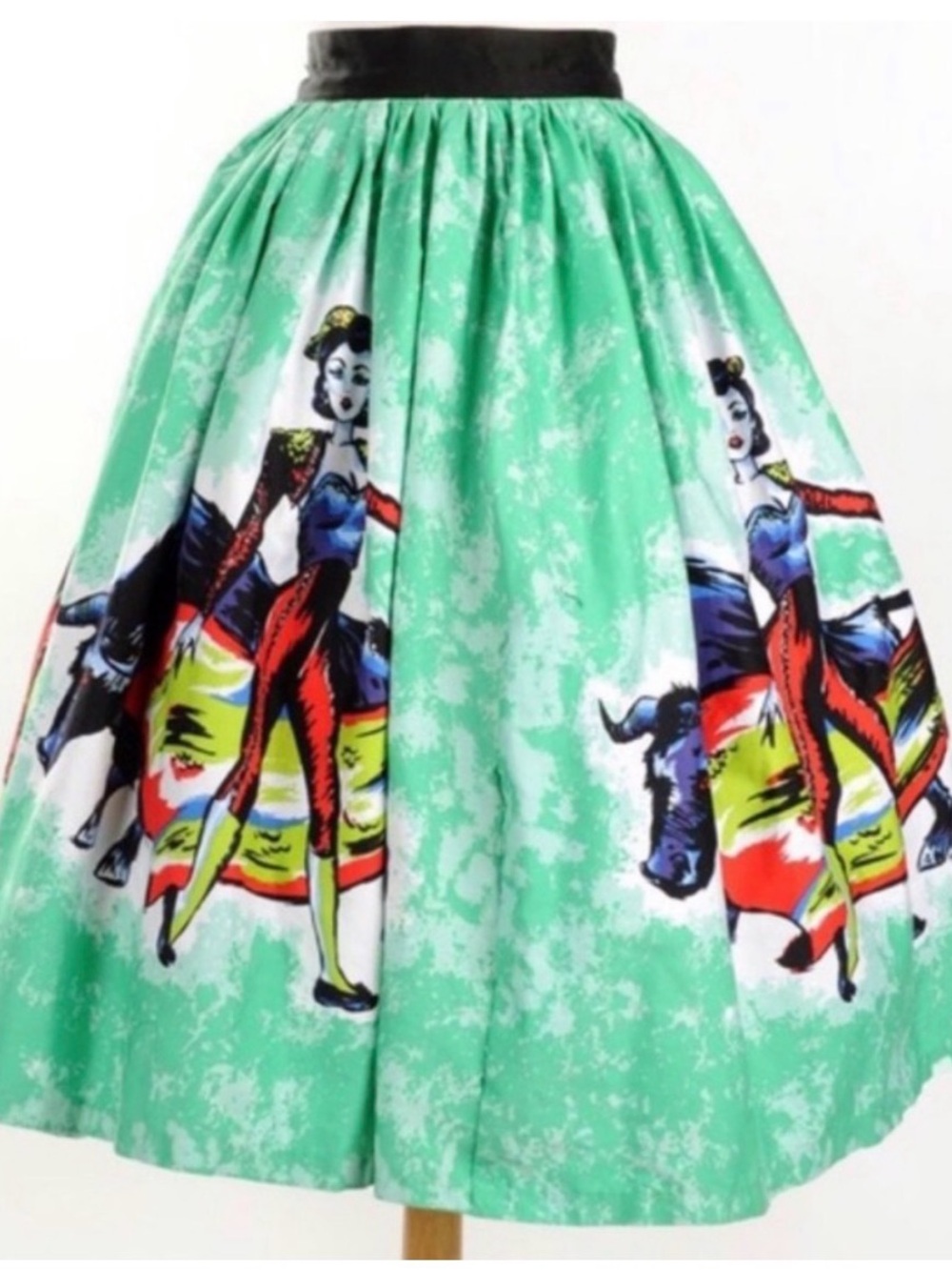 Pinup Couture PUG Jenny Dancing Matador Skirt XL NWT - Picture 2 of 5